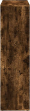vidaXL - Kamerscherm - / - boekenkast - 102x29x103,5 - cm - hout - gerookt - eiken