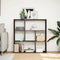 vidaXL - Kamerscherm - / - boekenkast - 102x29x103,5 - cm - hout - bruin - eikenkleur