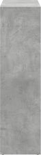 vidaXL - Kamerscherm - / - boekenkast - 102x29x103,5 - cm - hout - betongrijs
