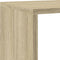vidaXL - Kamerscherm - / - boekenkast - 143,5x29x143,5 - cm - hout - sonoma - eiken