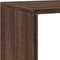 vidaXL - Kamerscherm - / - boekenkast - 143,5x29x143,5 - cm - hout - bruin - eiken