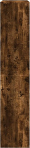 vidaXL - Kamerscherm - / - boekenkast - 143,5x29x143,5 - cm - hout - gerookt - eiken