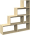 vidaXL - Kamerscherm - / - boekenkast - 143,5x29x143,5 - cm - hout - sonoma - eiken