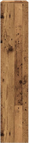 vidaXL - Kamerscherm - / - boekenkast - 143,5x29x143,5 - cm - hout - oud - hout