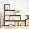 vidaXL - Kamerscherm - / - boekenkast - 143,5x29x143,5 - cm - hout - bruin - eiken