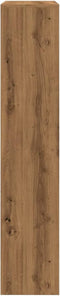 vidaXL - Kamerscherm - / - boekenkast - 143,5x29x143,5 - cm - hout - artisanaal - eik