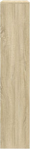 vidaXL - Kamerscherm - / - boekenkast - 143,5x29x143,5 - cm - hout - sonoma - eiken