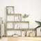 vidaXL - Kamerscherm - / - boekenkast - 143,5x29x143,5 - cm - hout - sonoma - eiken