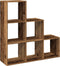 vidaXL - Kamerscherm - / - boekenkast - 3-laags - 99x29x99 - cm - hout - oud - houtkleur