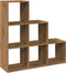 vidaXL - Kamerscherm - / - boekenkast - 3-laags - 99x29x99 - cm - hout - artisanaal