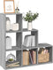 vidaXL - Kamerscherm - / - boekenkast - 3-laags - 99x29x99 - cm - hout - grijs - sonoma