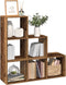 vidaXL - Kamerscherm - / - boekenkast - 3-laags - 99x29x99 - cm - hout - oud - houtkleur