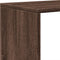 vidaXL - Kamerscherm - / - boekenkast - 3-laags - 99x29x99 - cm - hout - bruin - eiken