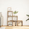vidaXL - Kamerscherm - / - boekenkast - 3-laags - 99x29x99 - cm - hout - oud - houtkleur