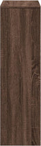 vidaXL - Kamerscherm - / - boekenkast - 3-laags - 99x29x99 - cm - hout - bruin - eiken