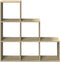 vidaXL - Kamerscherm - / - boekenkast - 3-laags - 99x29x99 - cm - hout - sonoma - eiken