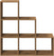 vidaXL - Kamerscherm - / - boekenkast - 3-laags - 99x29x99 - cm - hout - artisanaal