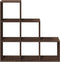 vidaXL - Kamerscherm - / - boekenkast - 3-laags - 99x29x99 - cm - hout - bruin - eiken