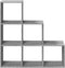 vidaXL - Kamerscherm - / - boekenkast - 3-laags - 99x29x99 - cm - hout - grijs - sonoma