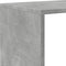 vidaXL - Kamerscherm - / - boekenkast - 3-laags - 99x29x99 - cm - hout - betongrijs