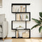vidaXL - Kamerscherm - / - boekenkast - 4-laags - 70x24x129 - cm - hout - zwart