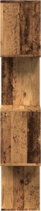 vidaXL - Kamerscherm - / - boekenkast - 4-laags - 70x24x129 - cm - hout - oud - hout