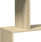 vidaXL - Kamerscherm - / - boekenkast - 4-laags - 70x24x129 - cm - hout - sonoma - eiken