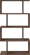 vidaXL - Kamerscherm - / - boekenkast - 4-laags - 70x24x129 - cm - hout - bruin - eiken