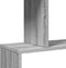 vidaXL - Kamerscherm - / - boekenkast - 4-laags - 70x24x129 - cm - hout - grijs - sonoma
