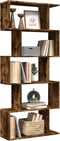 vidaXL - Kamerscherm - / - boekenkast - 5-laags - 70x24x161 - cm - hout - gerookt - eik