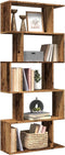 vidaXL - Kamerscherm - / - boekenkast - 5-laags - 70x24x161 - cm - hout - oud - hout