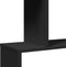vidaXL - Kamerscherm - / - boekenkast - 5-laags - 70x24x161 - cm - hout - zwart