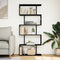 vidaXL - Kamerscherm - / - boekenkast - 5-laags - 70x24x161 - cm - hout - zwart