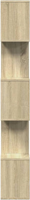 vidaXL - Kamerscherm - / - boekenkast - 5-laags - 70x24x161 - cm - hout - sonoma - eiken