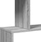 vidaXL - Kamerscherm - / - boekenkast - 5-laags - 70x24x161 - cm - hout - grijs - sonoma