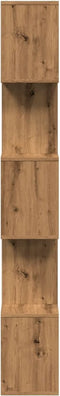 vidaXL - Kamerscherm - / - boekenkast - 5-laags - 70x24x161 - cm - hout - artisanaal