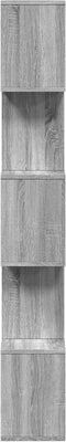 vidaXL - Kamerscherm - / - boekenkast - 5-laags - 70x24x161 - cm - hout - grijs - sonoma
