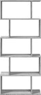 vidaXL - Kamerscherm - / - boekenkast - 5-laags - 70x24x161 - cm - hout - grijs - sonoma