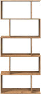 vidaXL - Kamerscherm - / - boekenkast - 5-laags - 70x24x161 - cm - hout - artisanaal