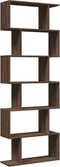 vidaXL - Kamerscherm - / - boekenkast - 6-laags - 70x24x193 - cm - hout - bruin - eiken