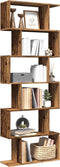 vidaXL - Kamerscherm - / - boekenkast - 6-laags - 70x24x193 - cm - hout - oud - hout