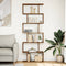 vidaXL - Kamerscherm - / - boekenkast - 6-laags - 70x24x193 - cm - hout - oud - hout
