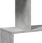 vidaXL - Kamerscherm - / - boekenkast - 6-laags - 70x24x193 - cm - hout - betongrijs
