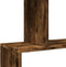 vidaXL - Kamerscherm - / - boekenkast - 6-laags - 70x24x193 - cm - hout - gerookt - eik