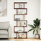 vidaXL - Kamerscherm - / - boekenkast - 6-laags - 70x24x193 - cm - hout - gerookt - eik