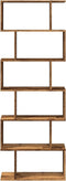 vidaXL - Kamerscherm - / - boekenkast - 6-laags - 70x24x193 - cm - hout - oud - hout