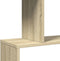 vidaXL - Kamerscherm - / - boekenkast - 6-laags - 70x24x193 - cm - hout - sonoma - eiken