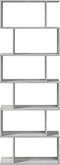 vidaXL - Kamerscherm - / - boekenkast - 6-laags - 70x24x193 - cm - hout - grijs - sonoma
