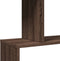 vidaXL - Kamerscherm - / - boekenkast - 6-laags - 70x24x193 - cm - hout - bruin - eiken