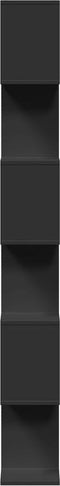 vidaXL - Kamerscherm - / - boekenkast - 6-laags - 70x24x193 - cm - hout - zwart